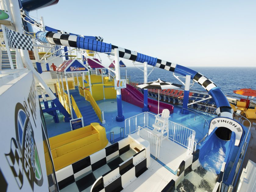 Carnival Sunshine - Speedway Splash Amazing Cruise Ship Water Activities