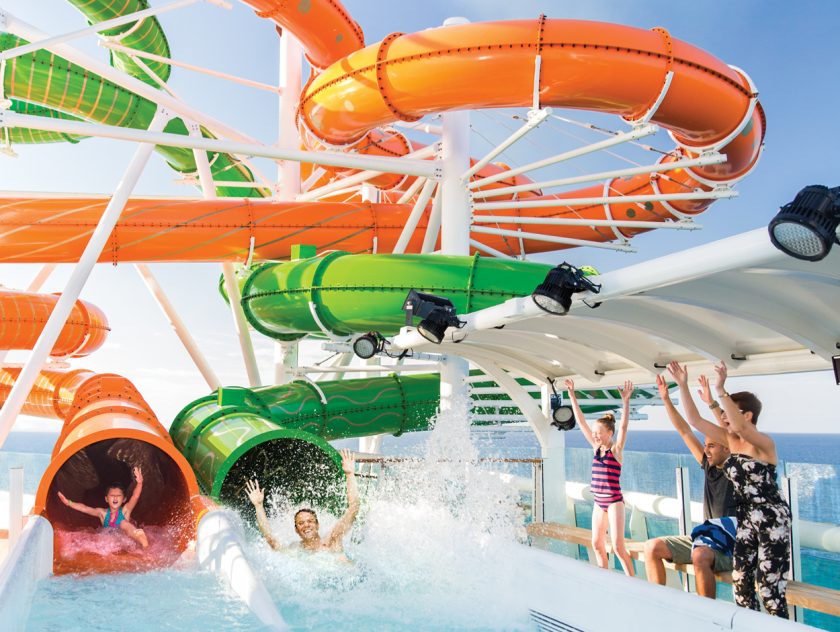 Liberty of the Seas - Cyclone & Typhoon Amazing Cruise Ship Water Activities