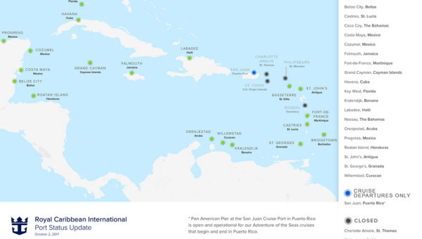 Royal Caribbean Post Hurricane Port Update