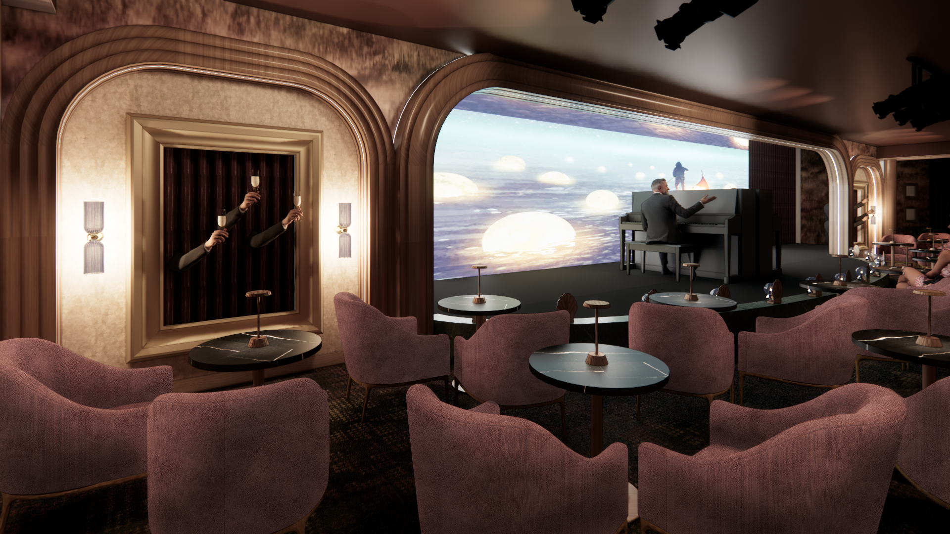 Celebrity Solstice 2026 Revitalization - Boulevard Lounge