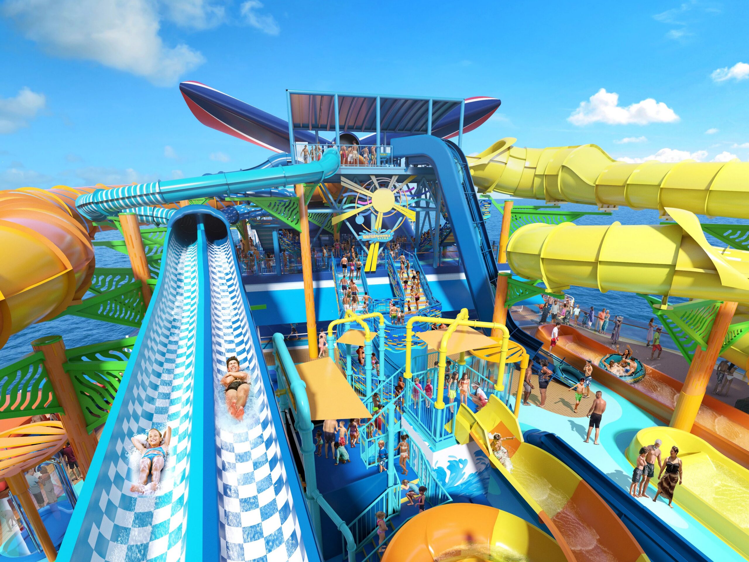 Carnival Festivale - Racing Currents Waterslide