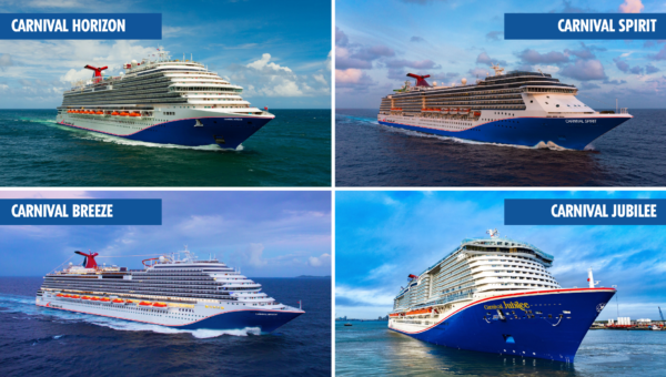 Carnival Cruise Line to Deploy Four Ships from Galveston in 2027/28