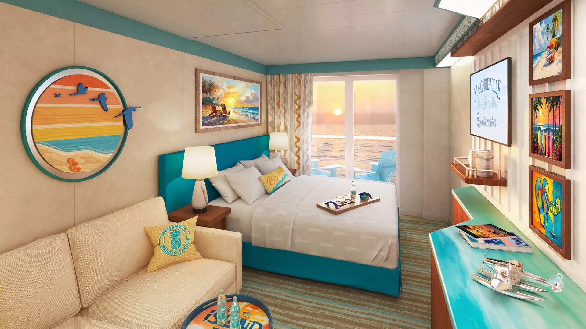 Margaritaville at Sea - Beachcomber (Balcony Stateroom)