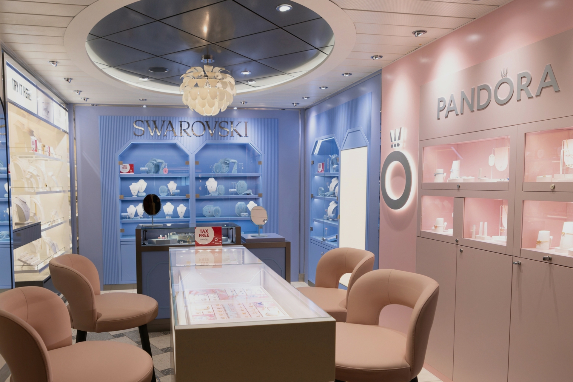 Carnival's Mardi Gras - Redesigned retail spaces